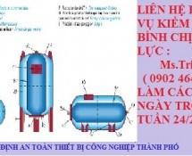 Kiểm định bình chịu áp lực | TIẾN HÀNH KIỂM ĐỊNH BÌNH CHỊU ÁP LỰC