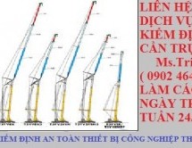 Kiểm định cần trục | TIẾN HÀNH KIỂM ĐỊNH