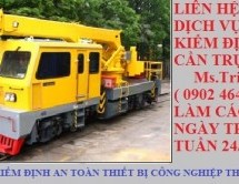 Kiểm định cần trục – KIỂM ĐỊNH CẦN TRỤC | Cần trục đường sắt lại đổ sau khi được cứu hộ