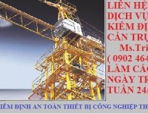 Kiểm định cần trục – KIỂM ĐỊNH CẦN TRỤC THÁP | Tổng quan cần trục tháp đầu quay