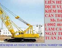 Kiểm định cần trục – KIỂM ĐỊNH CẦN TRỤC |Phải kiểm tra cần trục trước khi tiến hành công việc