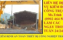 Kiểm định cổng trục – KIỂM ĐỊNH CỔNG TRỤC | Tìm hiểu kết cấu thép của cổng trục