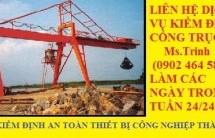 Kiểm định cổng trục – KIỂM ĐỊNH CỔNG TRỤC | Kết cấu của cổng trục gầu ngoạm 7 tấn