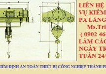 Kiểm định pa lăng – KIỂM ĐỊNH PA LĂNG | Quy trình và tiến hành kiểm định pa lăng