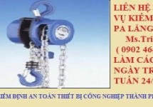 Kiểm định pa lăng – KIỂM ĐỊNH PA LĂNG | NỘI QUY AN TOÀN SỬ DỤNG PALĂNG ĐIỆN