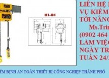 Kiểm định tời nâng – KIỂM ĐỊNH TỜI NÂNG | Pa lăng cáp điện: nguyên lý hoạt động