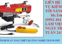 Kiểm định tời nâng – | KIỂM ĐỊNH TỜI NÂNG | Nguyên tắc an toàn cùng tời cáp điện cao cấp