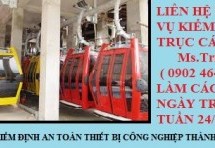 Kiểm định trục cáp – KIỂM ĐỊNH TRỤC CÁP | CHUẨN BỊ KIỀM ĐỊNH TRỤC CÁP