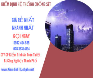 HÌnh ảnh kiểm định hệ thống chống sét