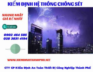 HÌnh ảnh kiểm định hệ thống chống sét