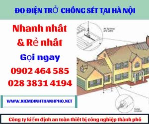 Hình ảnh đo điện trở chống sét tại hà nội