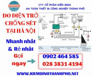 Hình ảnh đo điện trở chống sét tại hà nội