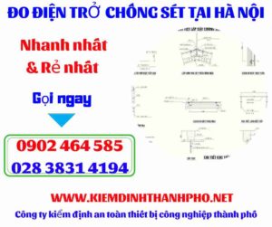 Hình ảnh đo điện trở chống sét tại hà nội