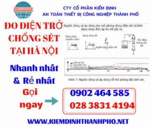 Hình ảnh đo điện trở chống sét tại hà nội