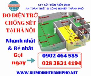 Hình ảnh đo điện trở chống sét tại hà nội