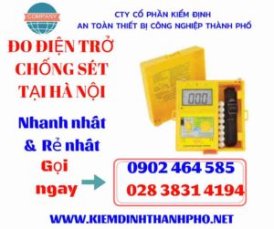 Hình ảnh đo điện trở chống sét tại hà nội