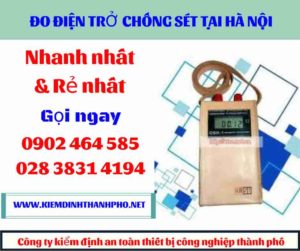 Hình ảnh đo điện trở chống sét tại hà nội