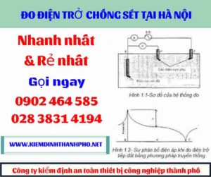 Hình ảnh đo điện trở chống sét tại hà nội