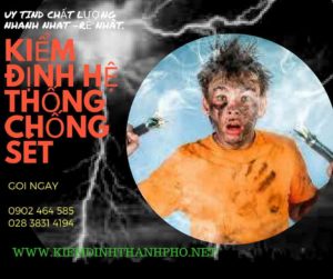 HÌnh ảnh kiểm định hệ thống chống sét