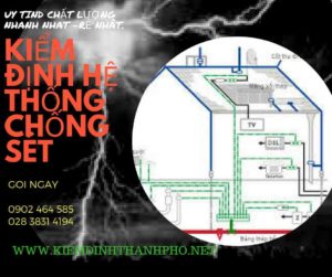 HÌnh ảnh kiểm định hệ thống chống sét