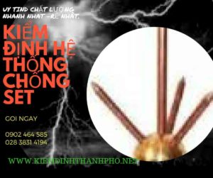 HÌnh ảnh kiểm định hệ thống chống sét