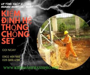 HÌnh ảnh kiểm định hệ thống chống sét