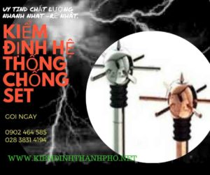 HÌnh ảnh kiểm định hệ thống chống sét