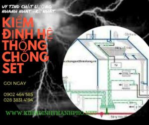 HÌnh ảnh kiểm định hệ thống chống sét