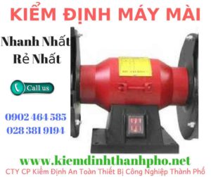 Hình ảnh kiểm định máy mài