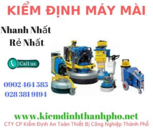 Hình ảnh kiểm định máy mài