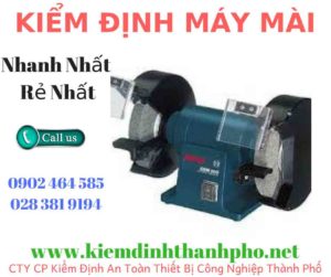 Hình ảnh kiểm định máy mài