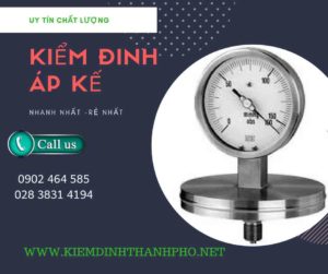 Hình ảnh kiểm định áp kế