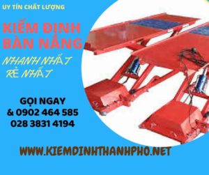 Hình ảnh kiểm định Bàn nâng