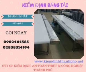 Hình ảnh kiểm định băng tải