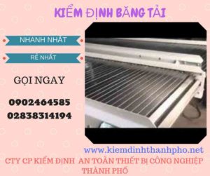 Hình ảnh kiểm định băng tải