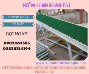 Hình ảnh kiểm định băng tải