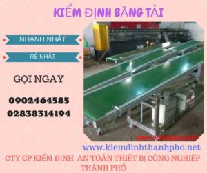 Hình ảnh kiểm định băng tải