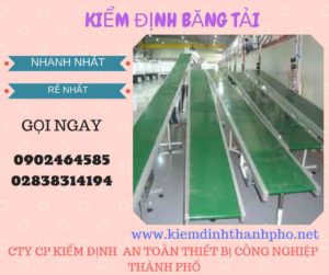 Hình ảnh kiểm định băng tải