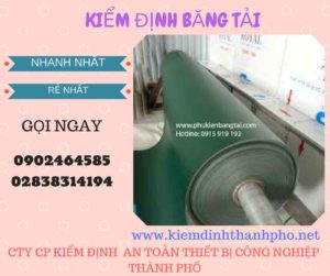 Hình ảnh kiểm định băng tải