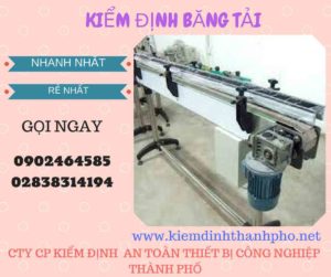 Hình ảnh kiểm định băng tải