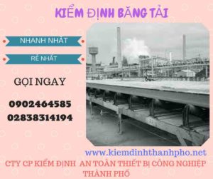 Hình ảnh kiểm định băng tải