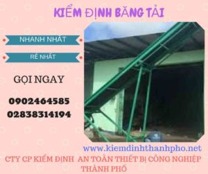 Hình ảnh kiểm định băng tải