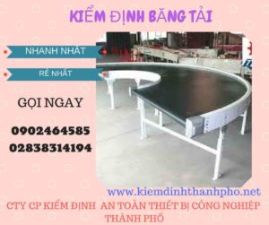 Hình ảnh kiểm định băng tải