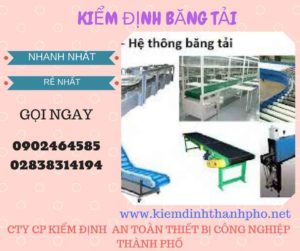 Hình ảnh kiểm định băng tải