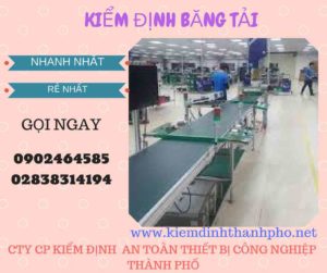 Hình ảnh kiểm định băng tải