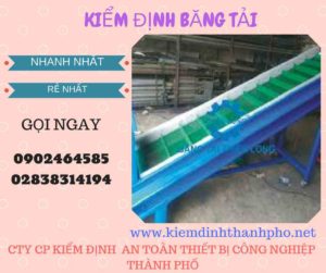 Hình ảnh kiểm định băng tải