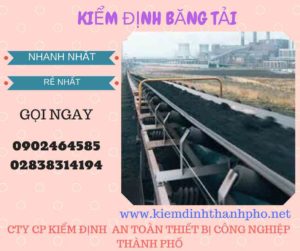 Hình ảnh kiểm định băng tải