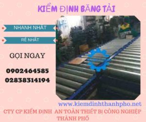 Hình ảnh kiểm định băng tải