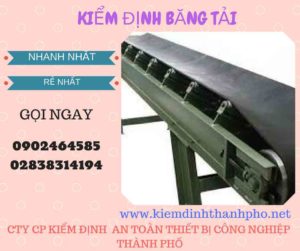 Hình ảnh kiểm định băng tải