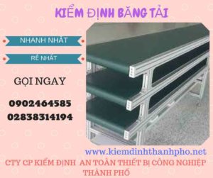 Hình ảnh kiểm định băng tải